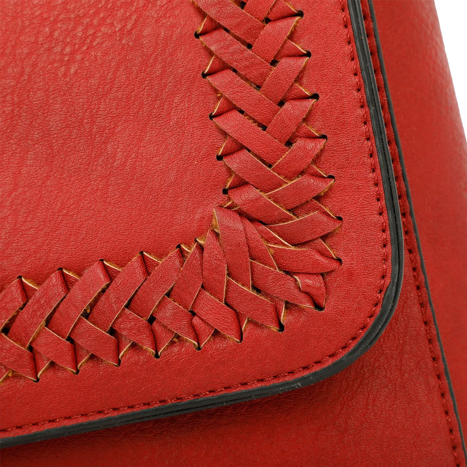 Della Crossbody Vegan Leather - Brown