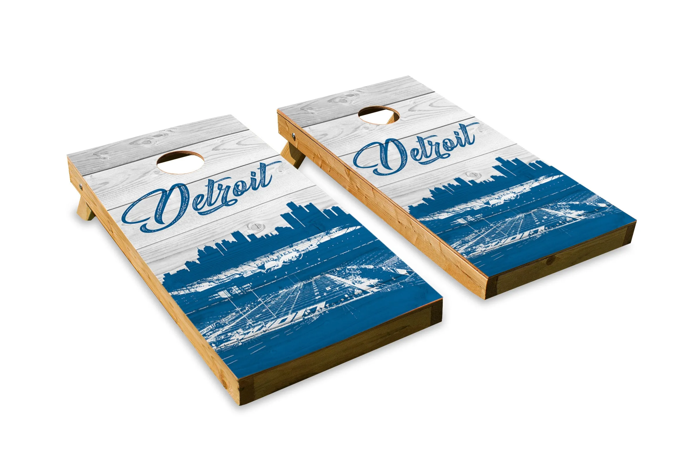 Detroit Lions Stadium Skyline