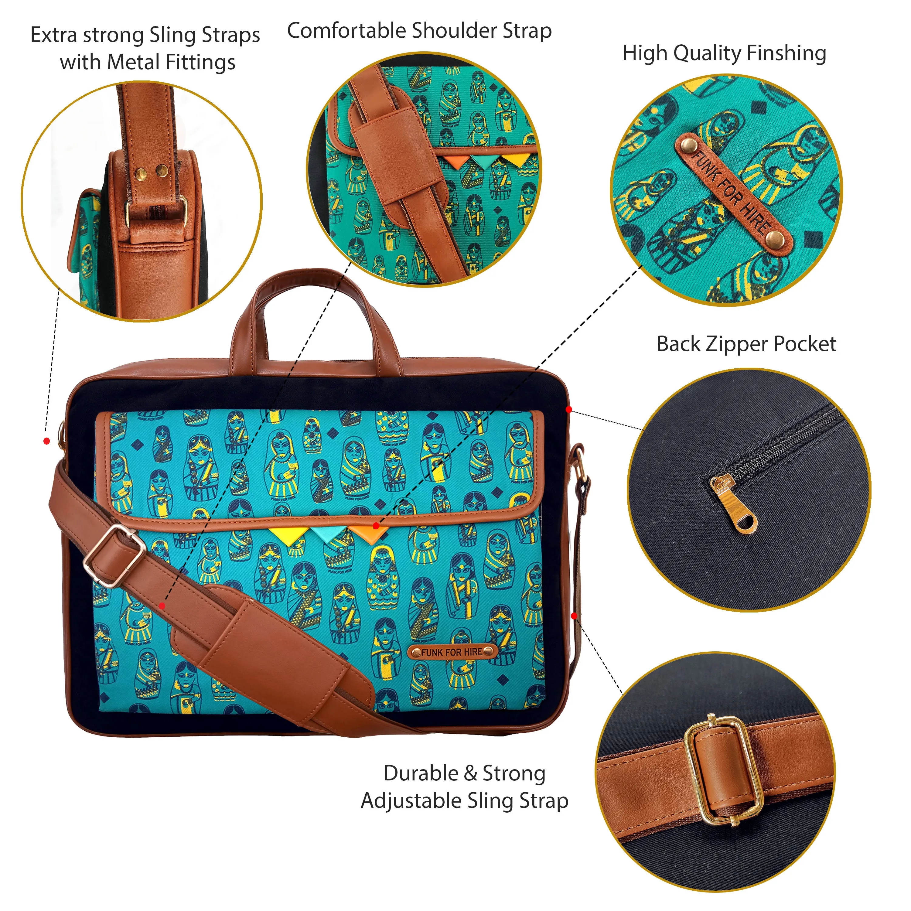 Doll One Pocket Laptop Bag 13 inch