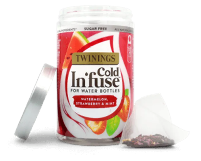 Drinks Pack: Twinings Cold Infuse Tea - Watermelon- Strawberry & Mint (12s x 2.5g)