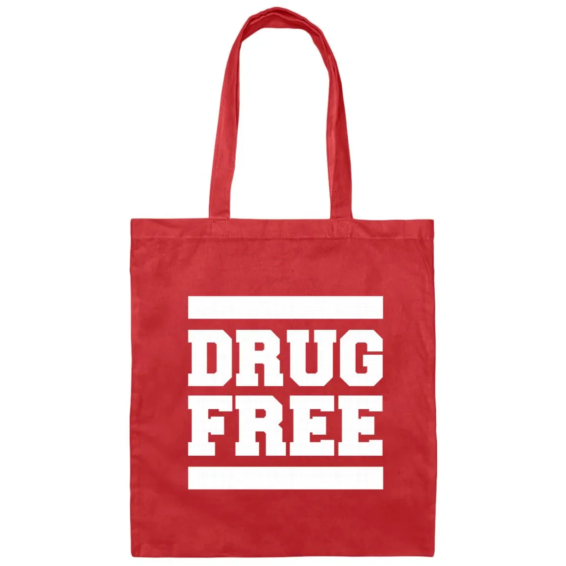DRUG FREE  Canvas Tote Bag