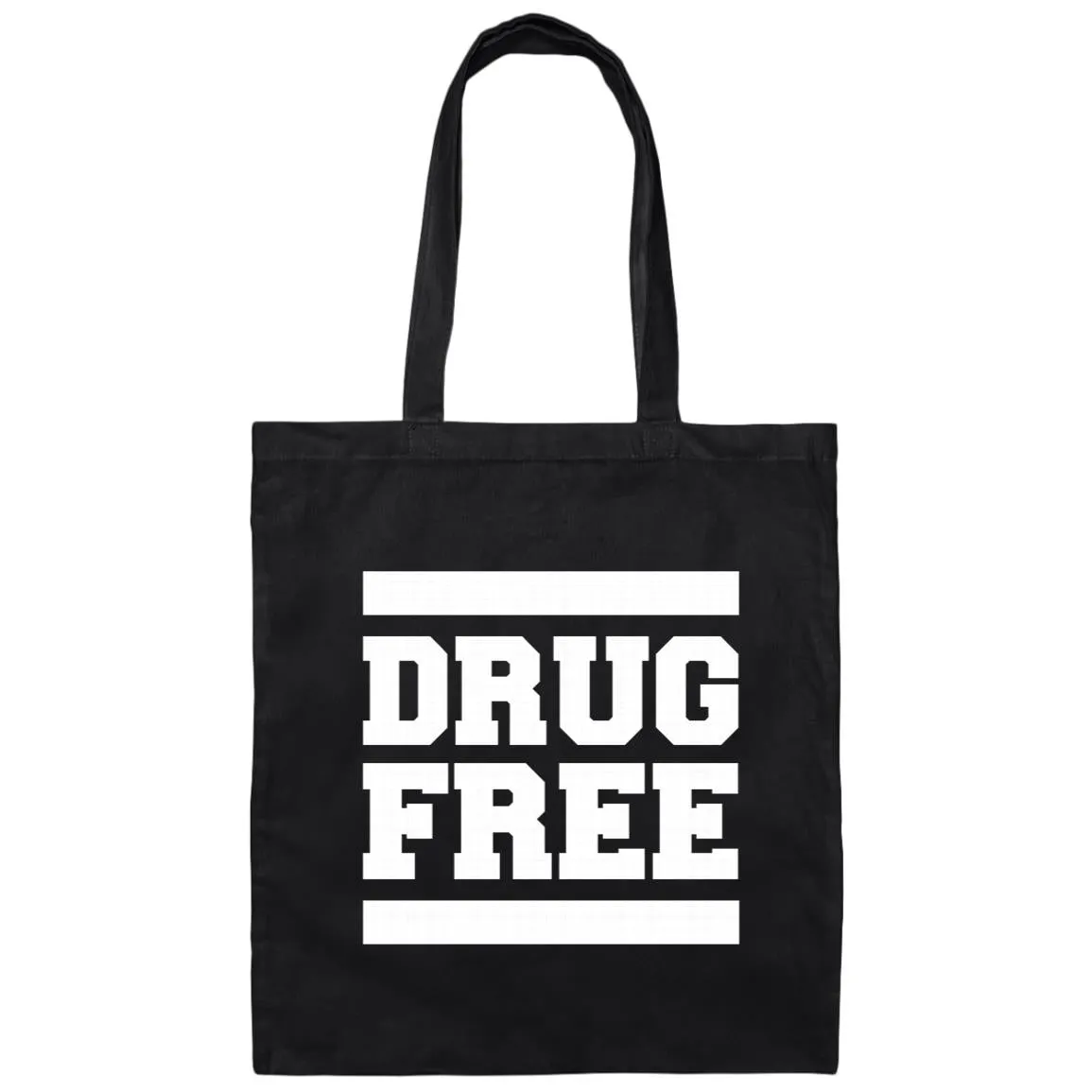 DRUG FREE  Canvas Tote Bag