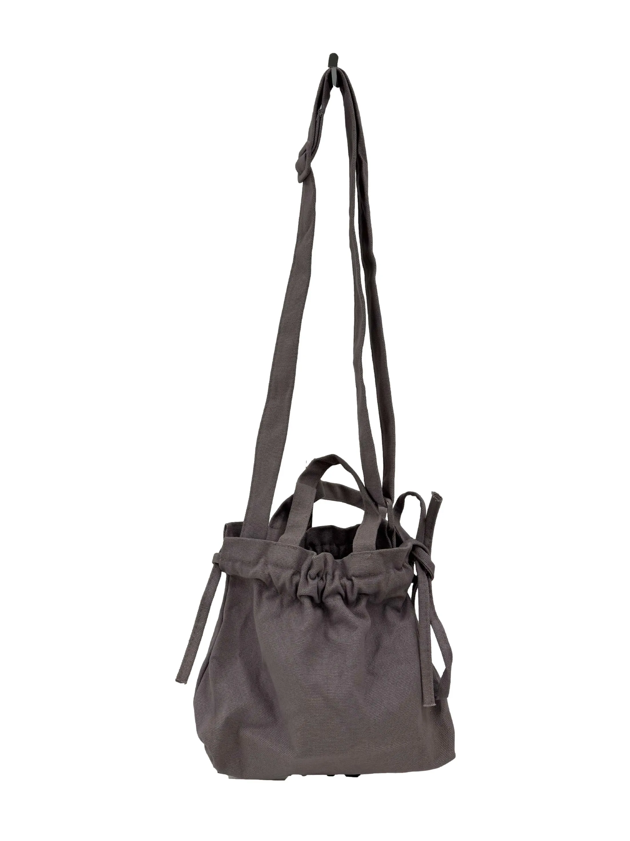 Dusty Purple Canvas Dumpling Bag