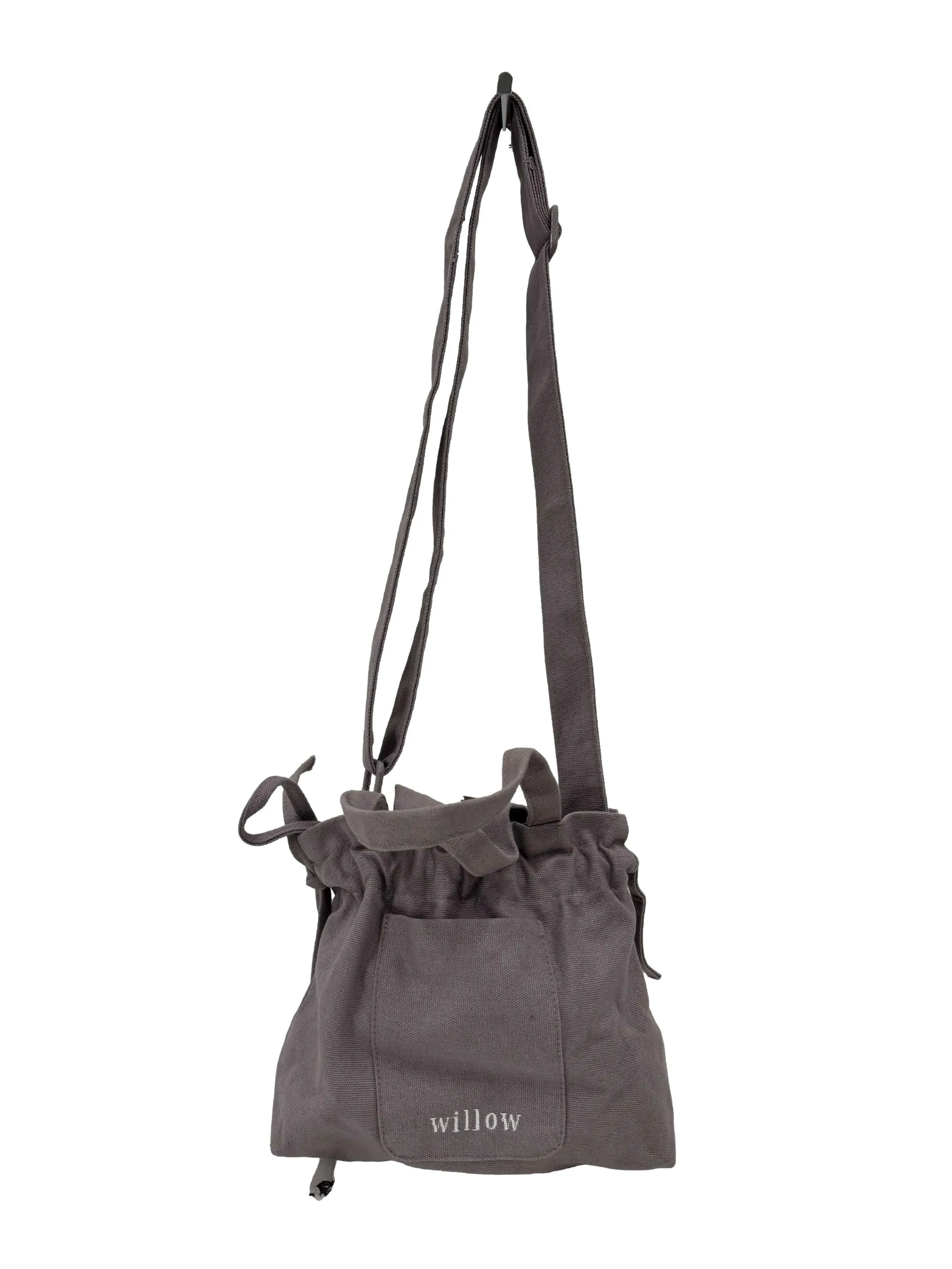 Dusty Purple Canvas Dumpling Bag