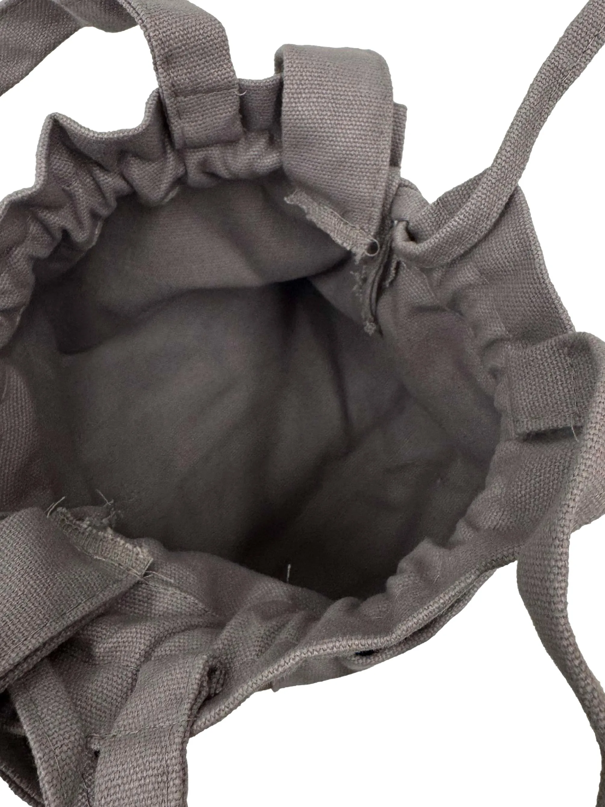 Dusty Purple Canvas Dumpling Bag