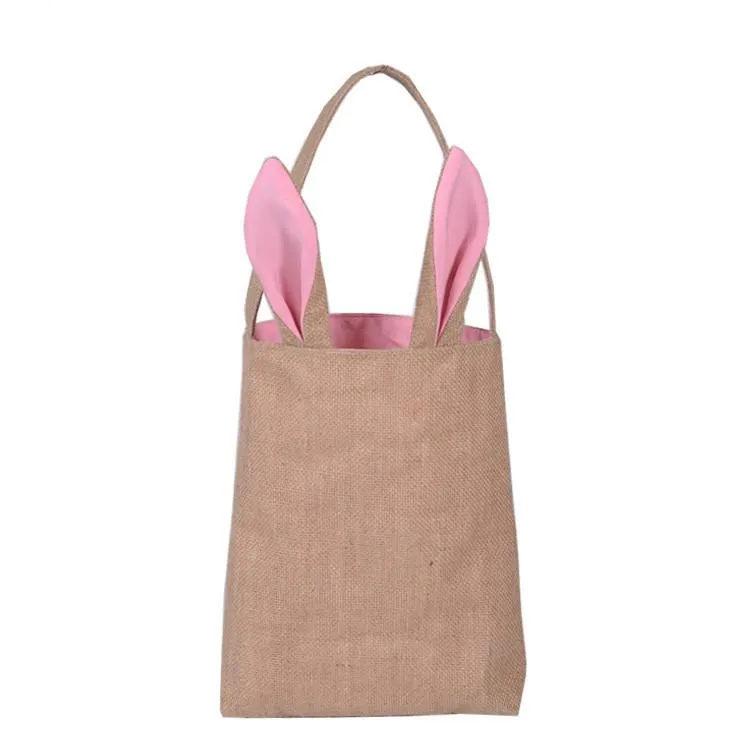 Easter Bunny BAGS Burlap