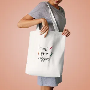 Eat Your Veggies Cotton Tote Bag