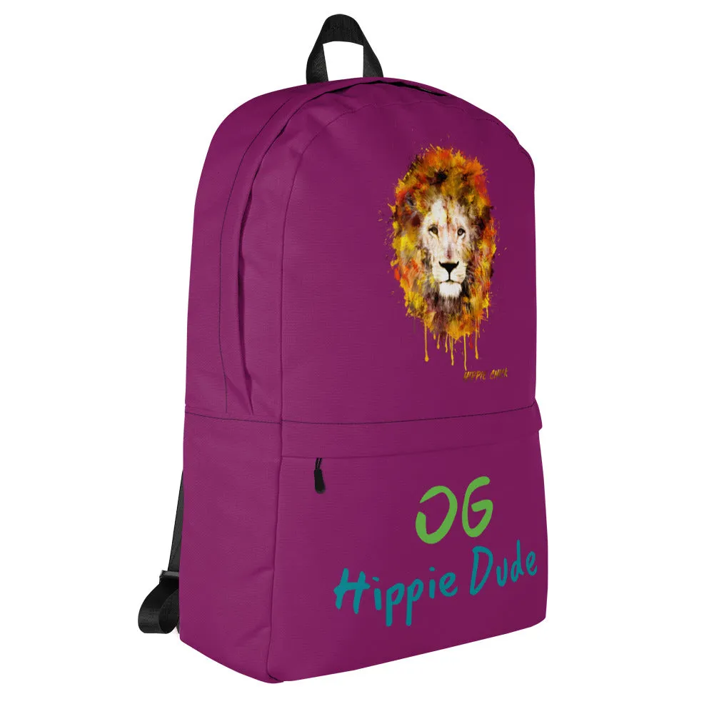 Eggplant Backpack - OG Hippie Dude