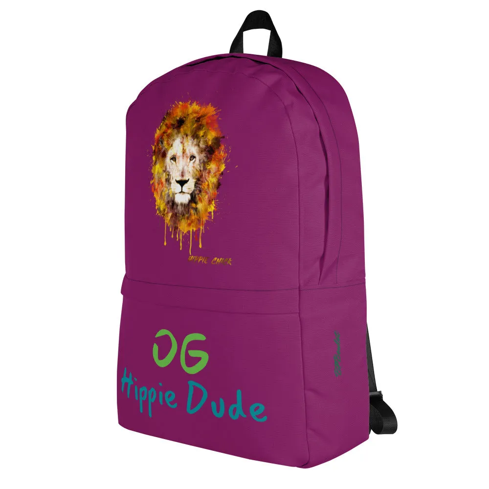Eggplant Backpack - OG Hippie Dude