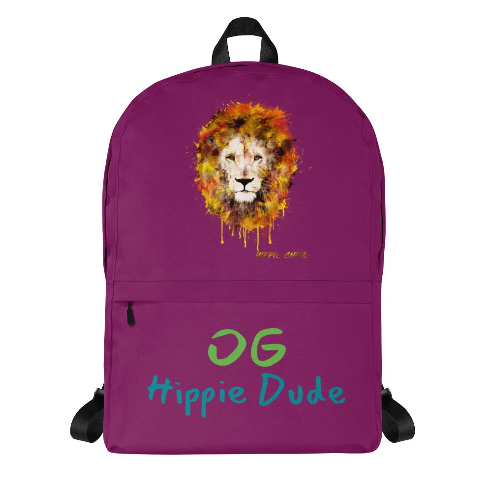 Eggplant Backpack - OG Hippie Dude