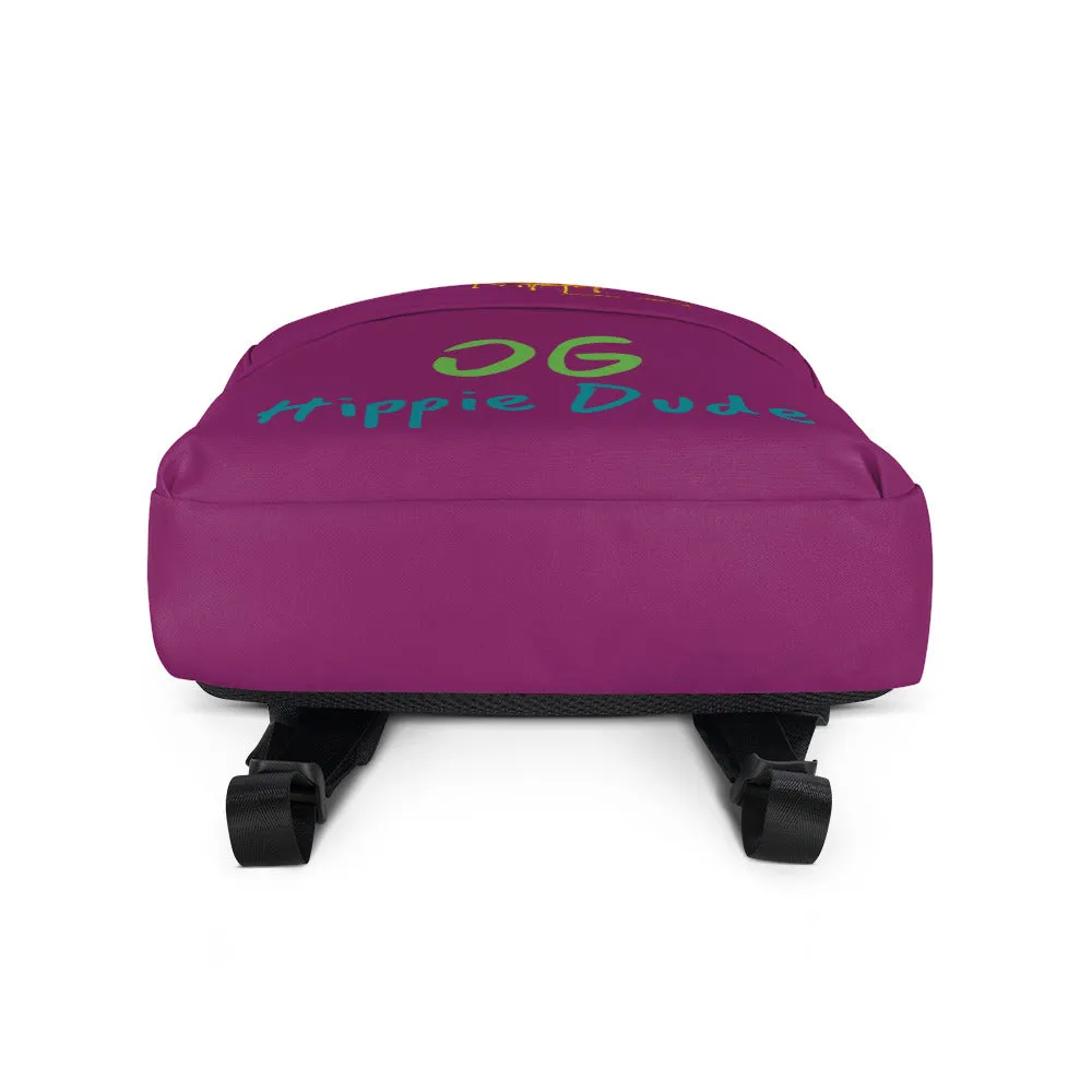 Eggplant Backpack - OG Hippie Dude