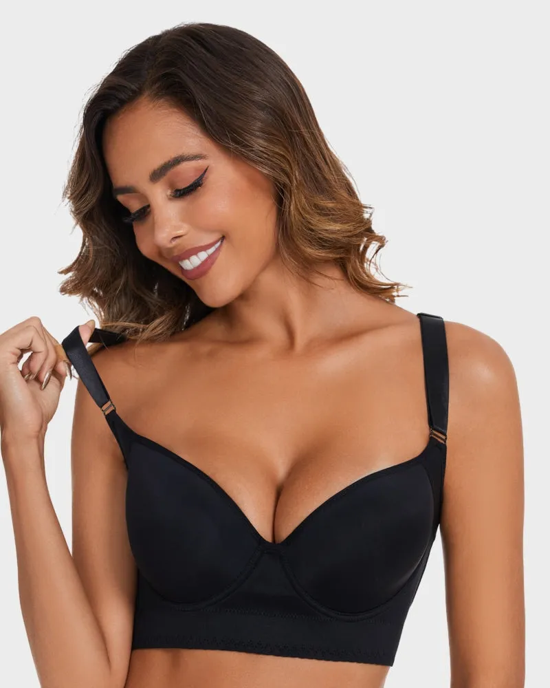 Elevate Your Figure with the SheCurve® Push-Up Longline Smoothing Bra