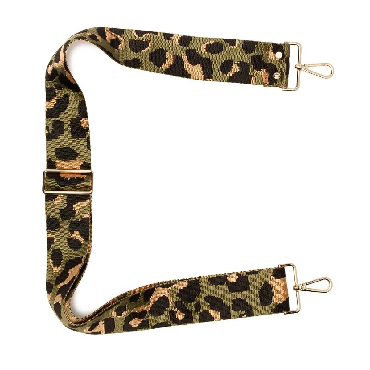 Elie Beaumont Bag Strap - Green Leopard