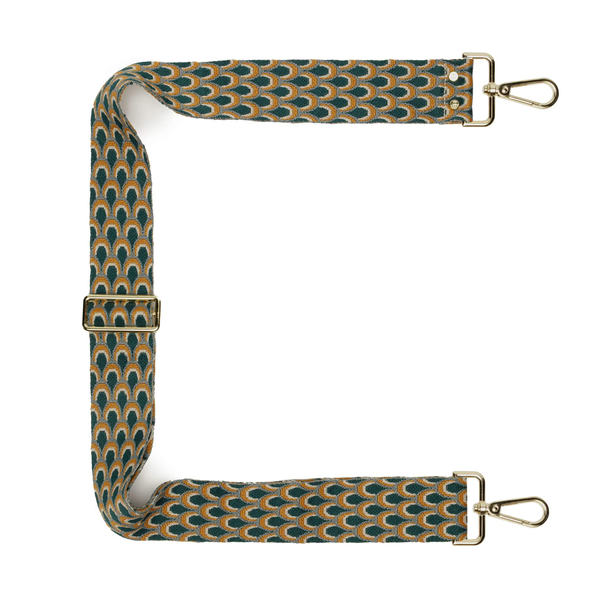 Elie Beaumont Bag Strap - Teal Peacock