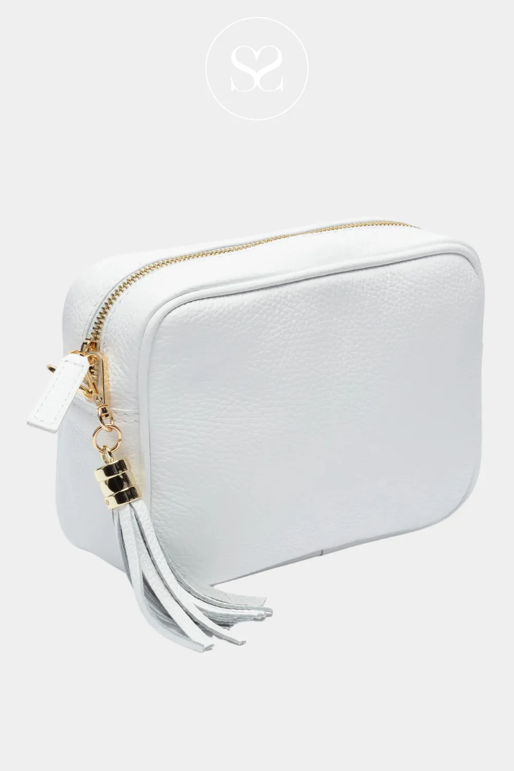 ELIE BEAUMONT - CROSSBODY BAG - WHITE