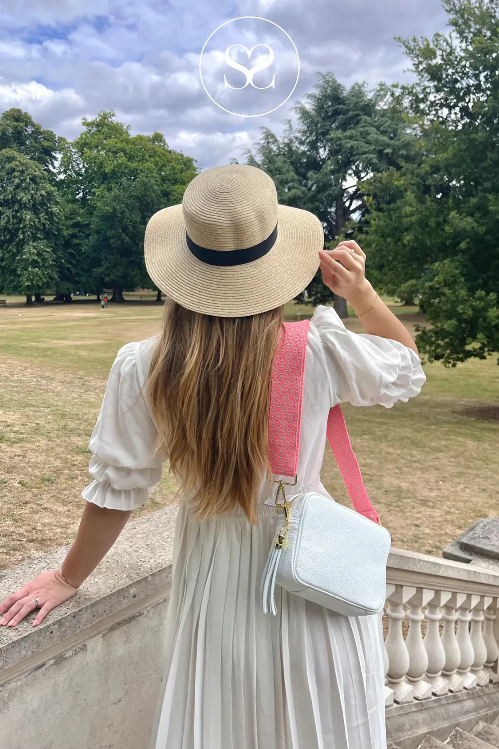 ELIE BEAUMONT - CROSSBODY BAG - WHITE