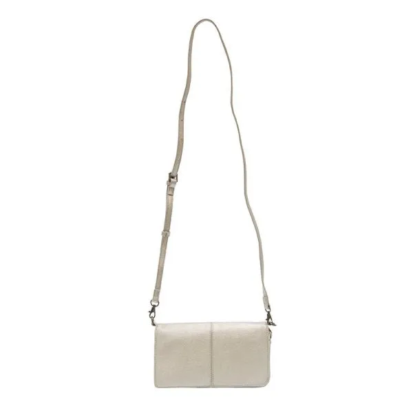 Everly Crossbody - Metallic Silver