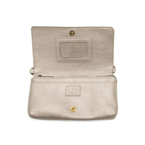 Everly Crossbody - Metallic Silver