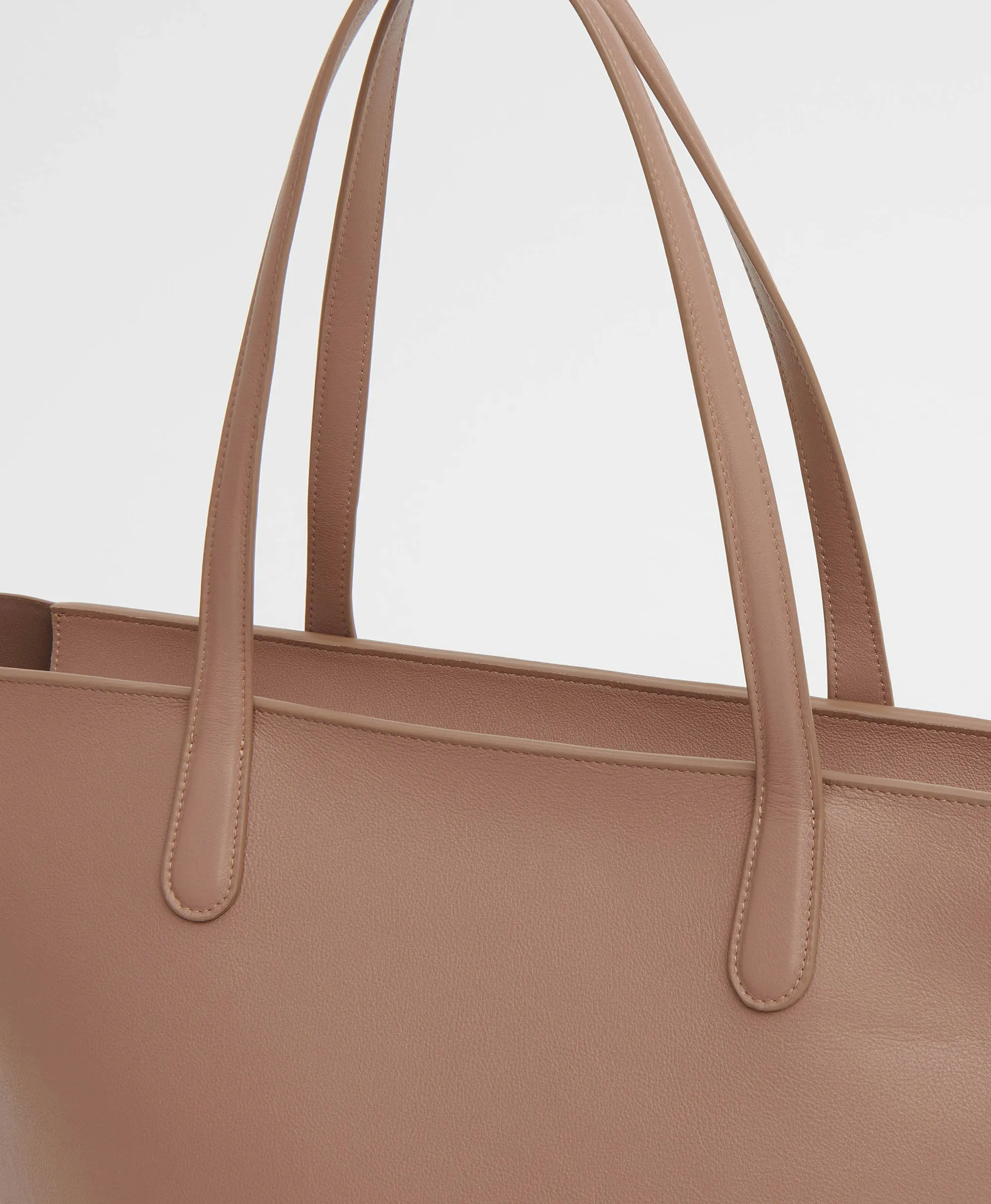 Everyday Soft Zip Tote - Biscotto