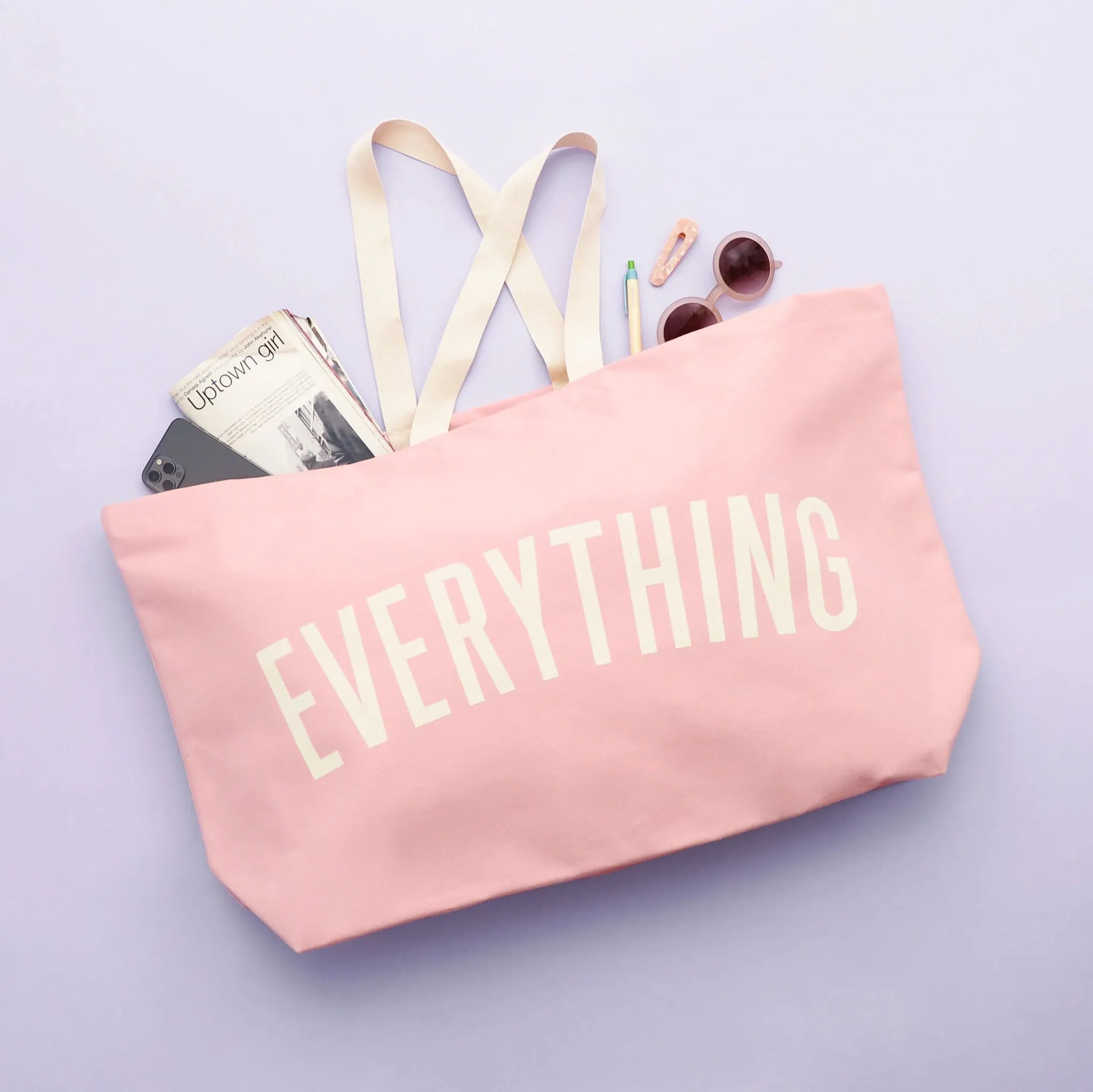 Everything - Pink REALLY Big Bag by Alphabet Bags