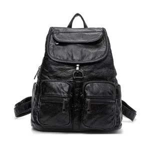 Fashion Sheepskin Leather Backpack