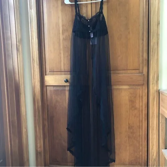 Fenty Lace and Tulle Maxi Slip