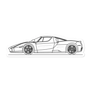 Ferrari Enzo Outline Sticker