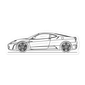 Ferrari F430 Silhouette Sticker