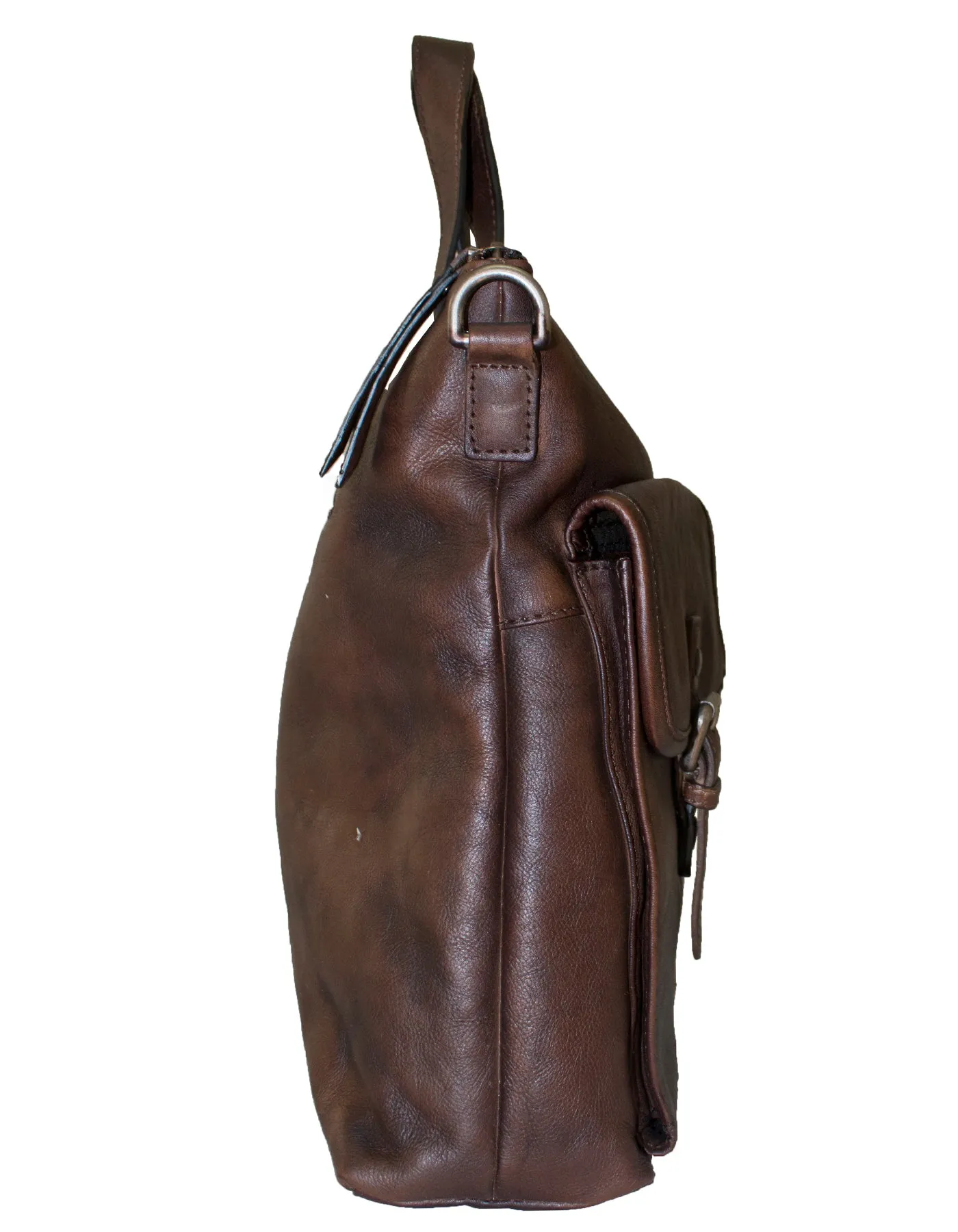 Fino Full Grain Italian Aniline Nappa Leather Women s Laptop Bag