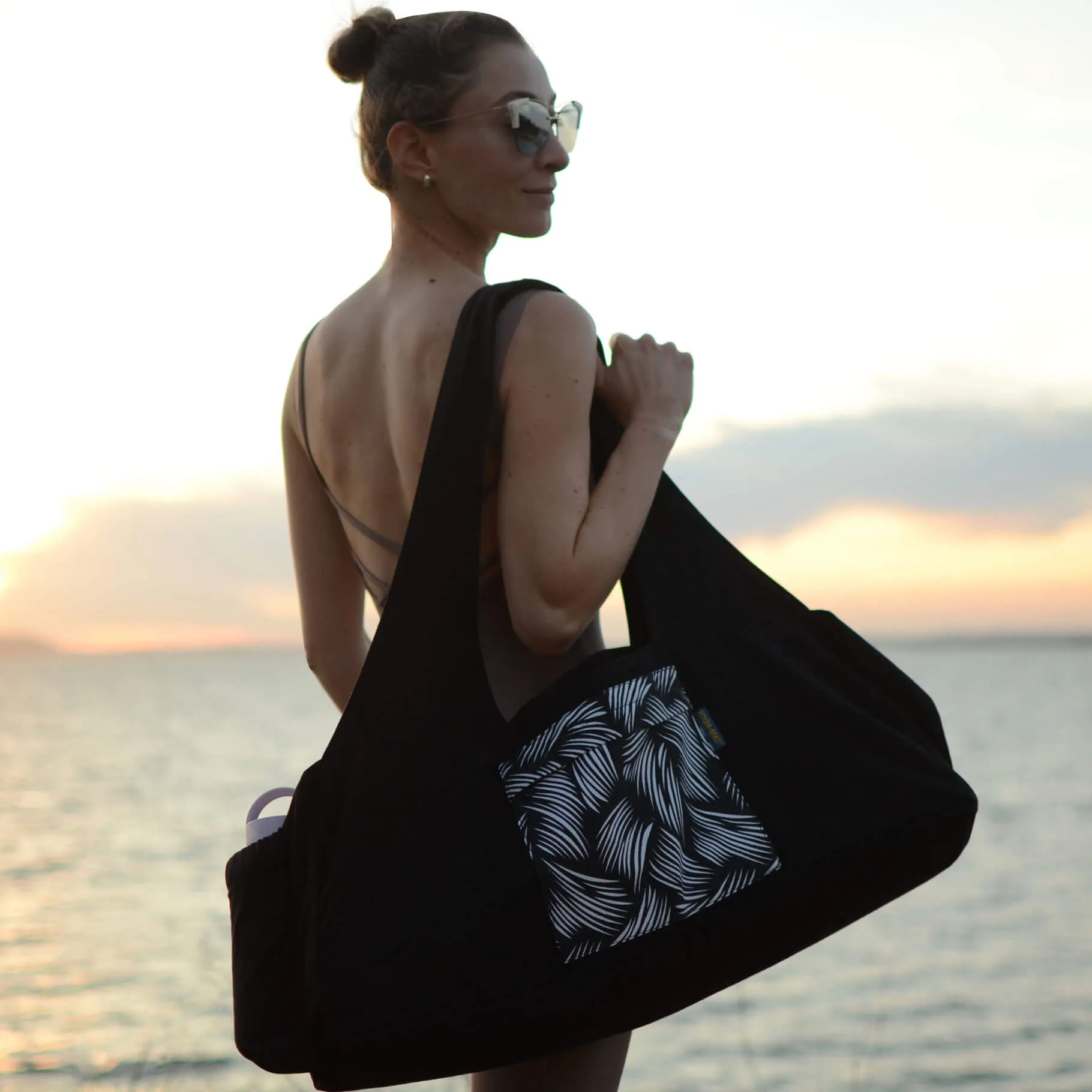Fitness Mad Yoga Kit Bag with Water Bottle Holder