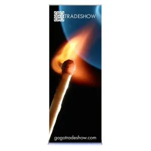 Fixed Height Retractable Banner Stand With Vinyl Graphic