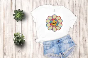 Floral Hippie Sublimation Transfer