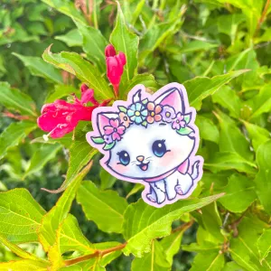 Flower Crown Marie Sticker