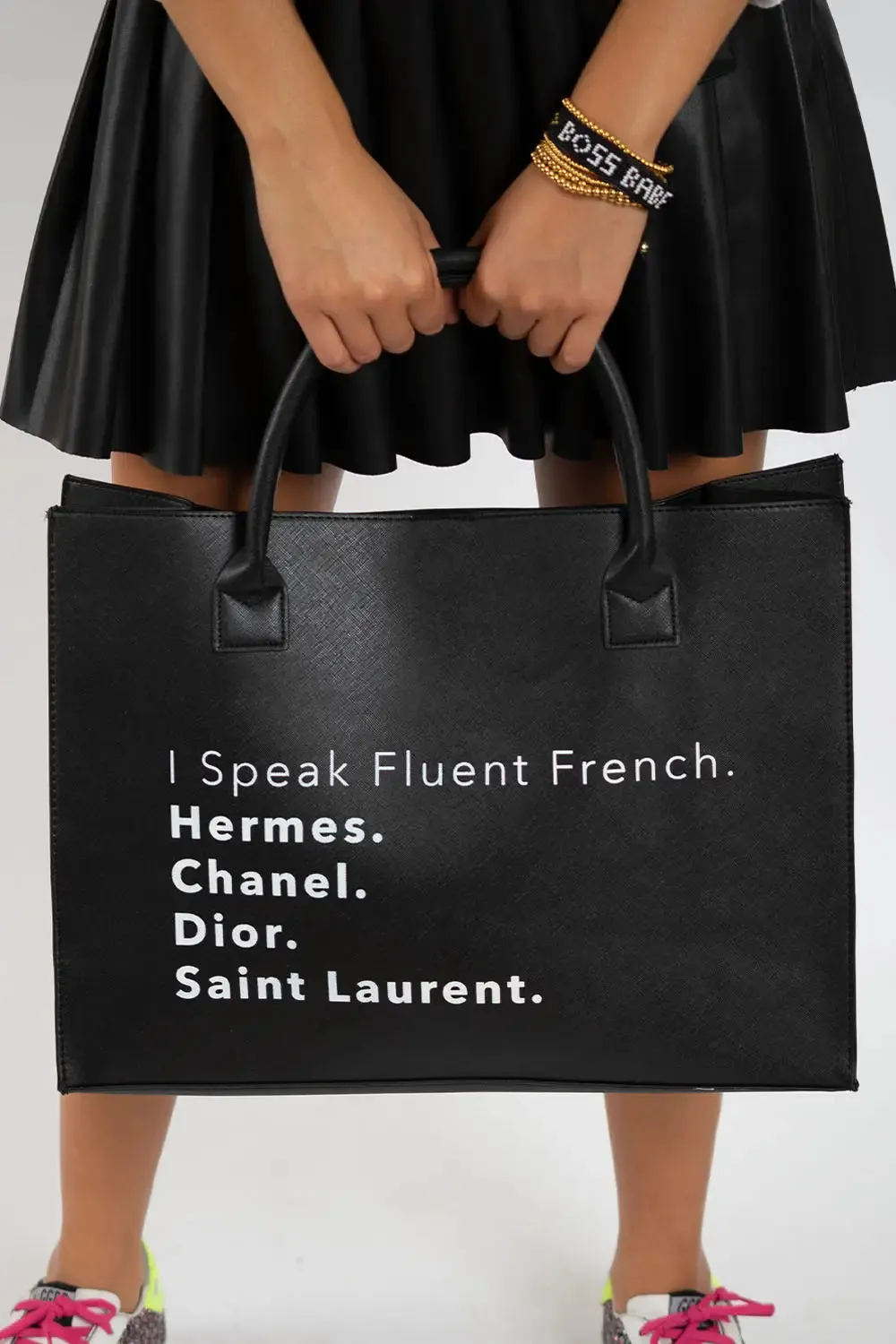 Fluent French Vegan Leather Tote
