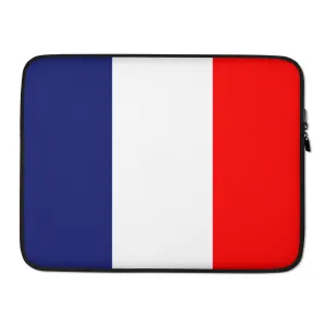 France Flag - Sustainably Made Laptop Sleeve