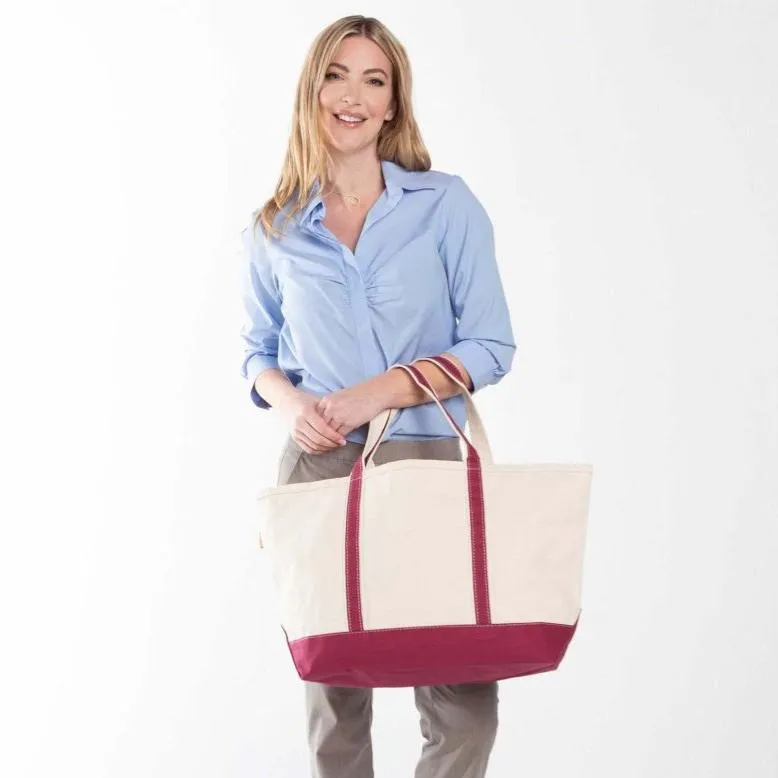 Gamma Phi Beta Large Canvas Tote Bag