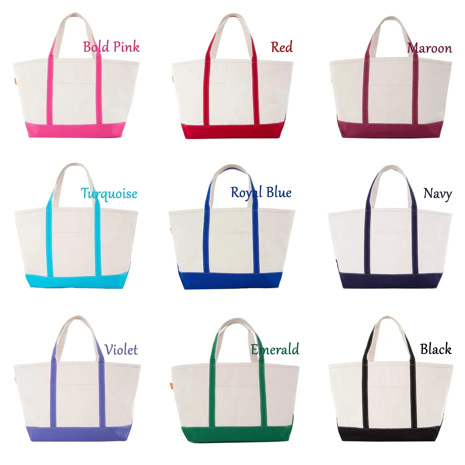 Gamma Phi Beta Large Canvas Tote Bag