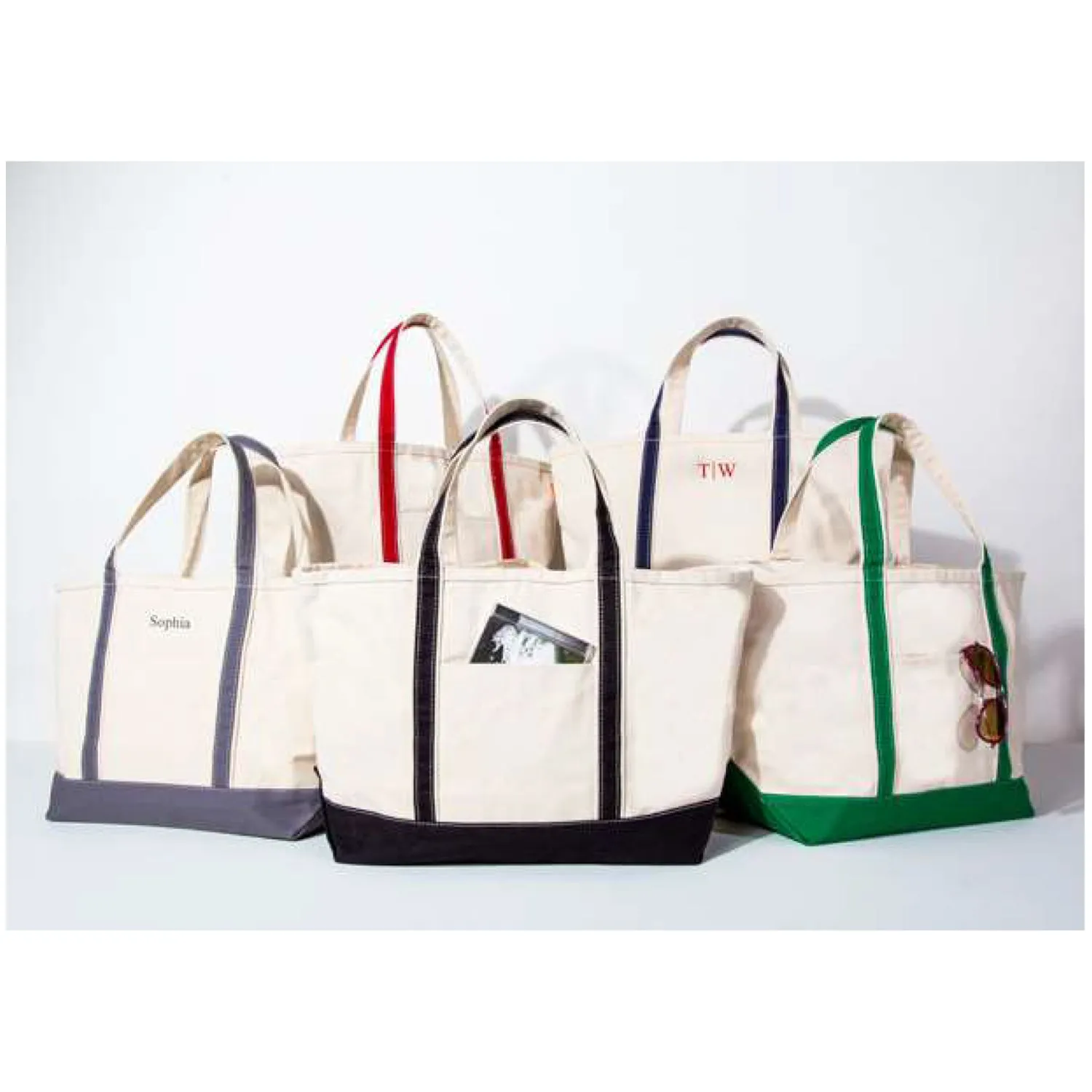 Gamma Phi Beta Large Canvas Tote Bag
