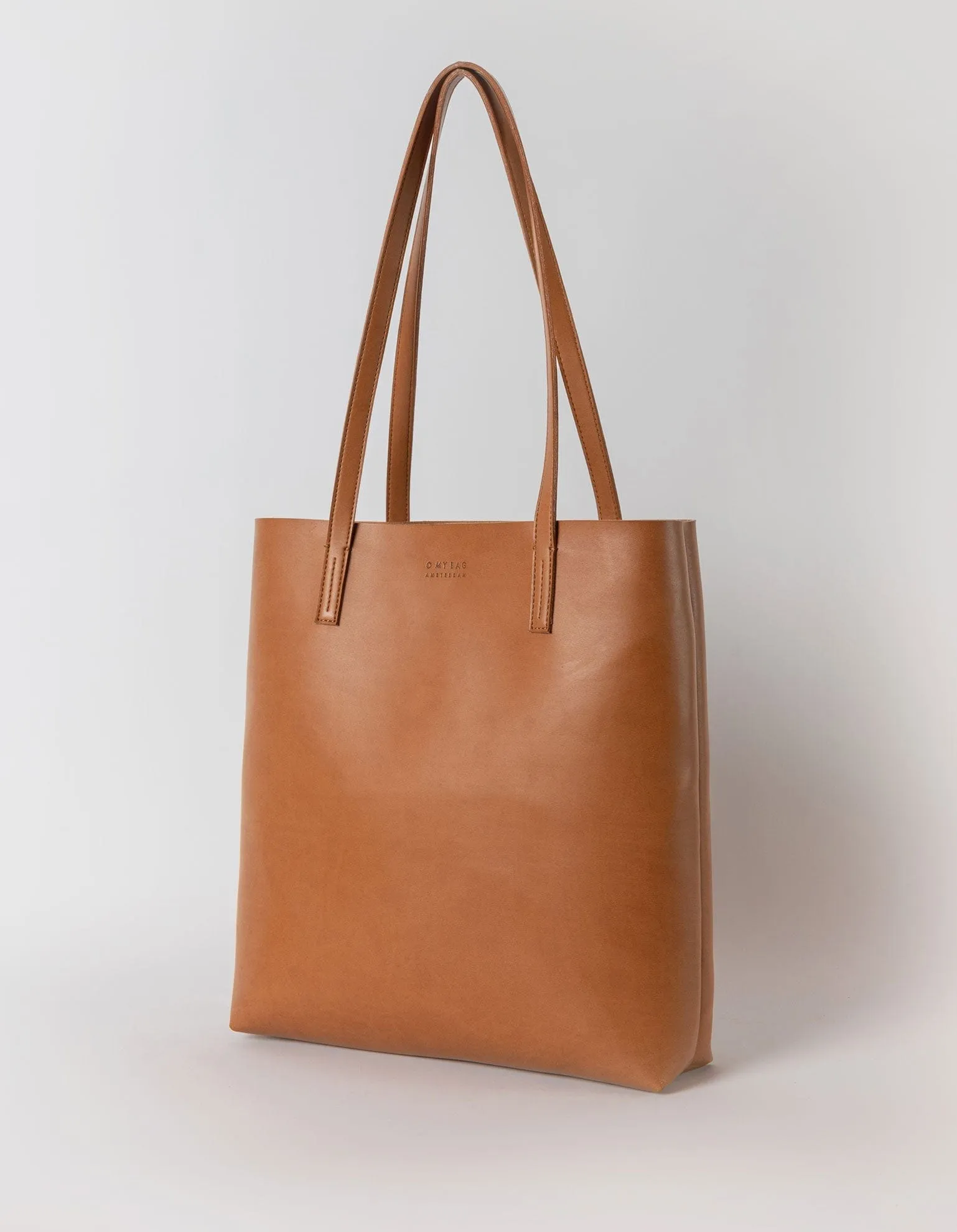 Georgia Unisex Apple Leather Tote Vegan Bag | Brown