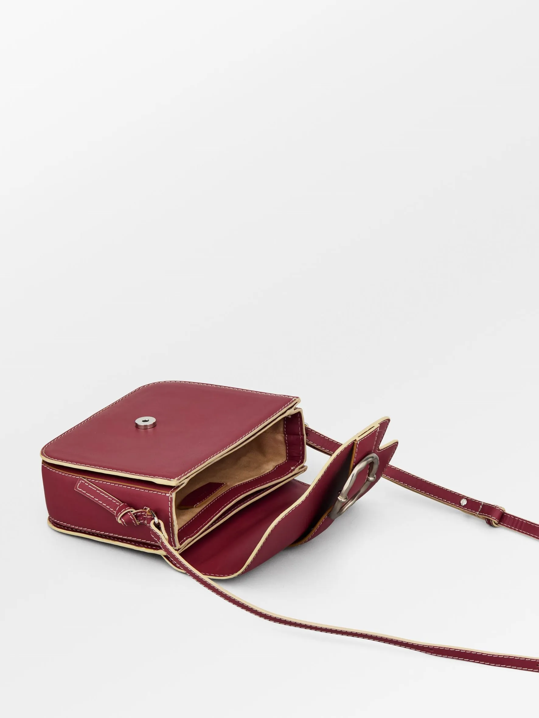 Glossy Iris Buckle Bag