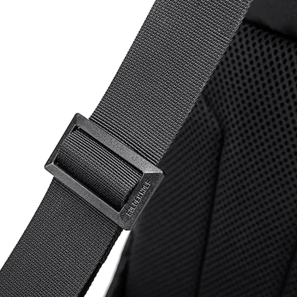 Golden Wolf GXB00124 Crossbody Bag - Black