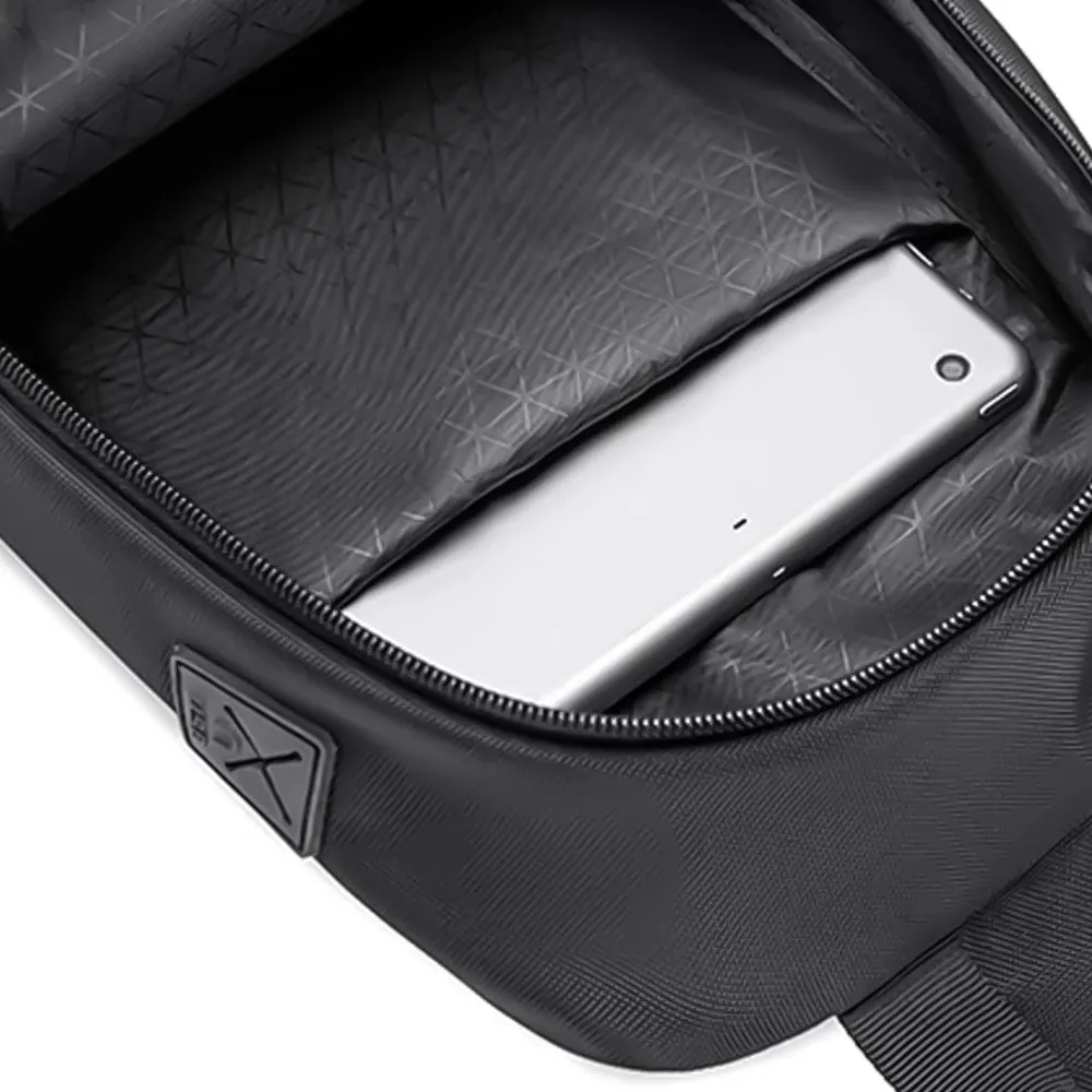 Golden Wolf GXB00124 Crossbody Bag - Black