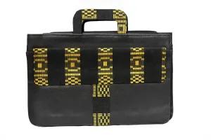 Goldstripe Laptop Aso Oke Bag