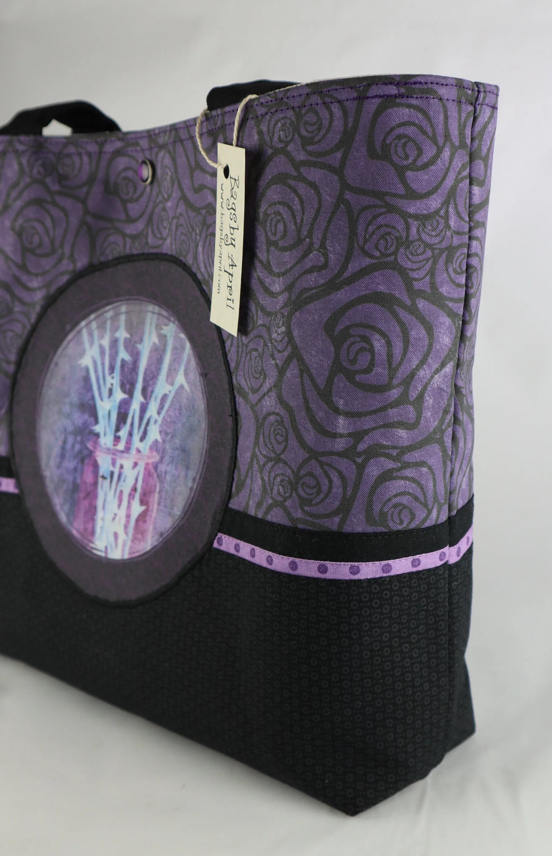 Gothic Thorns and Roses Shoulder Bag Purse