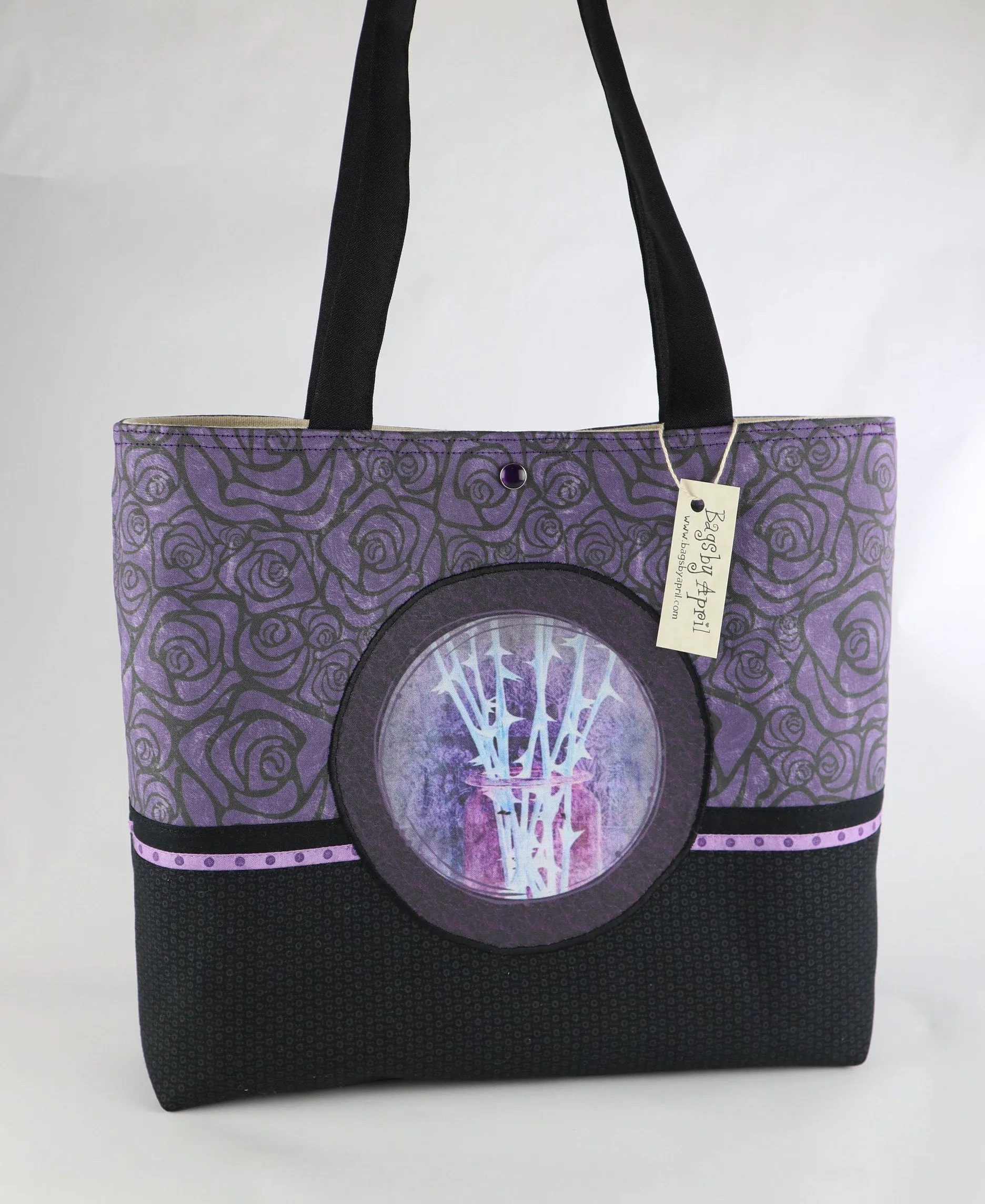 Gothic Thorns and Roses Shoulder Bag Purse