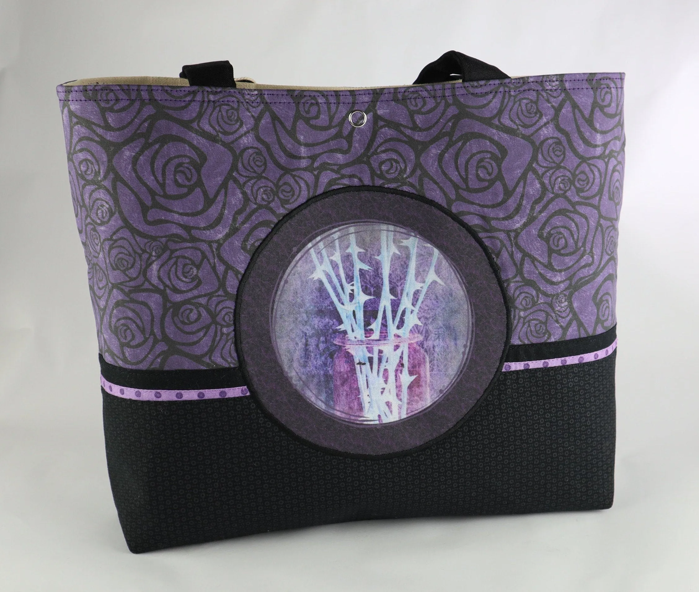 Gothic Thorns and Roses Shoulder Bag Purse