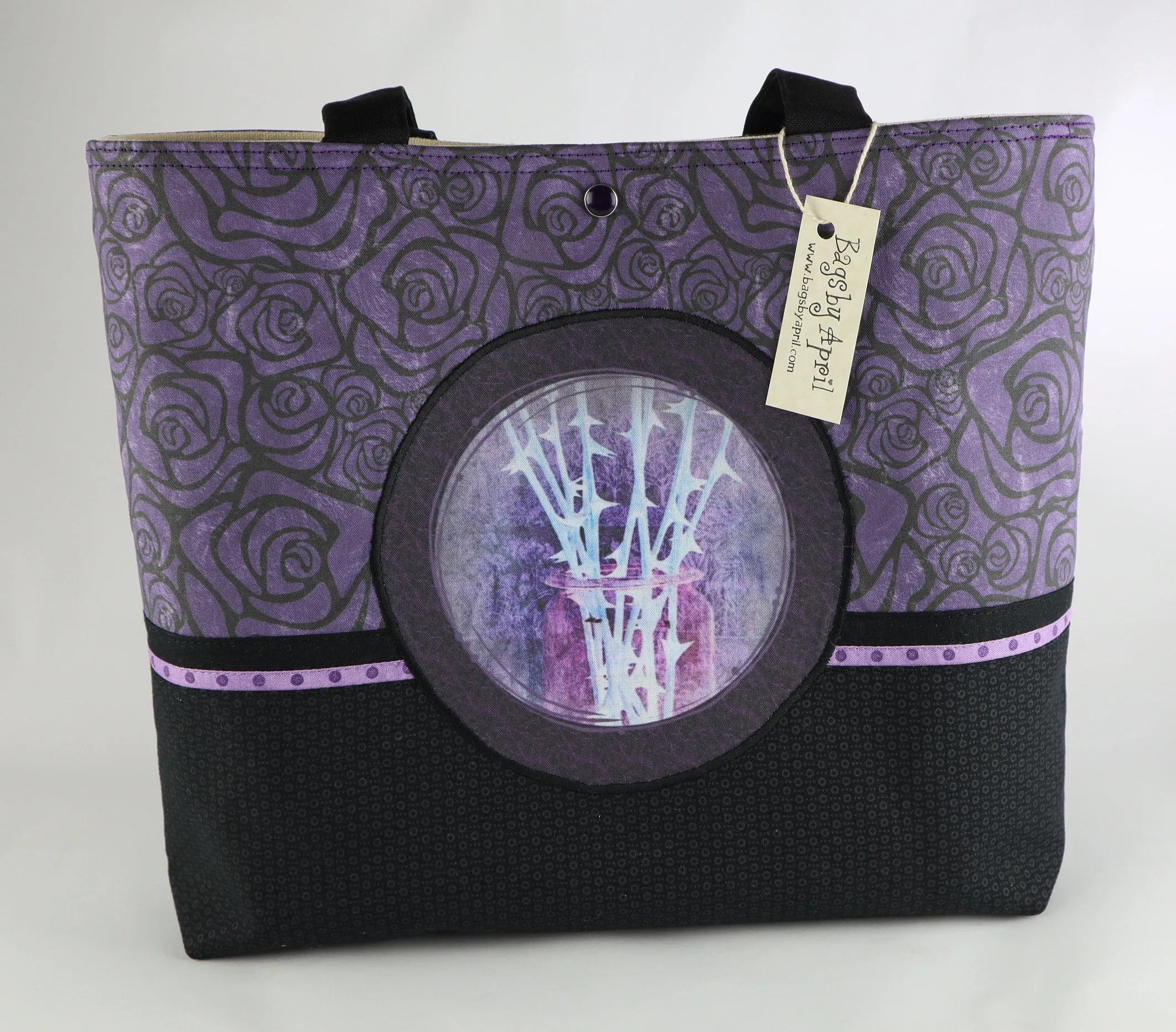 Gothic Thorns and Roses Shoulder Bag Purse