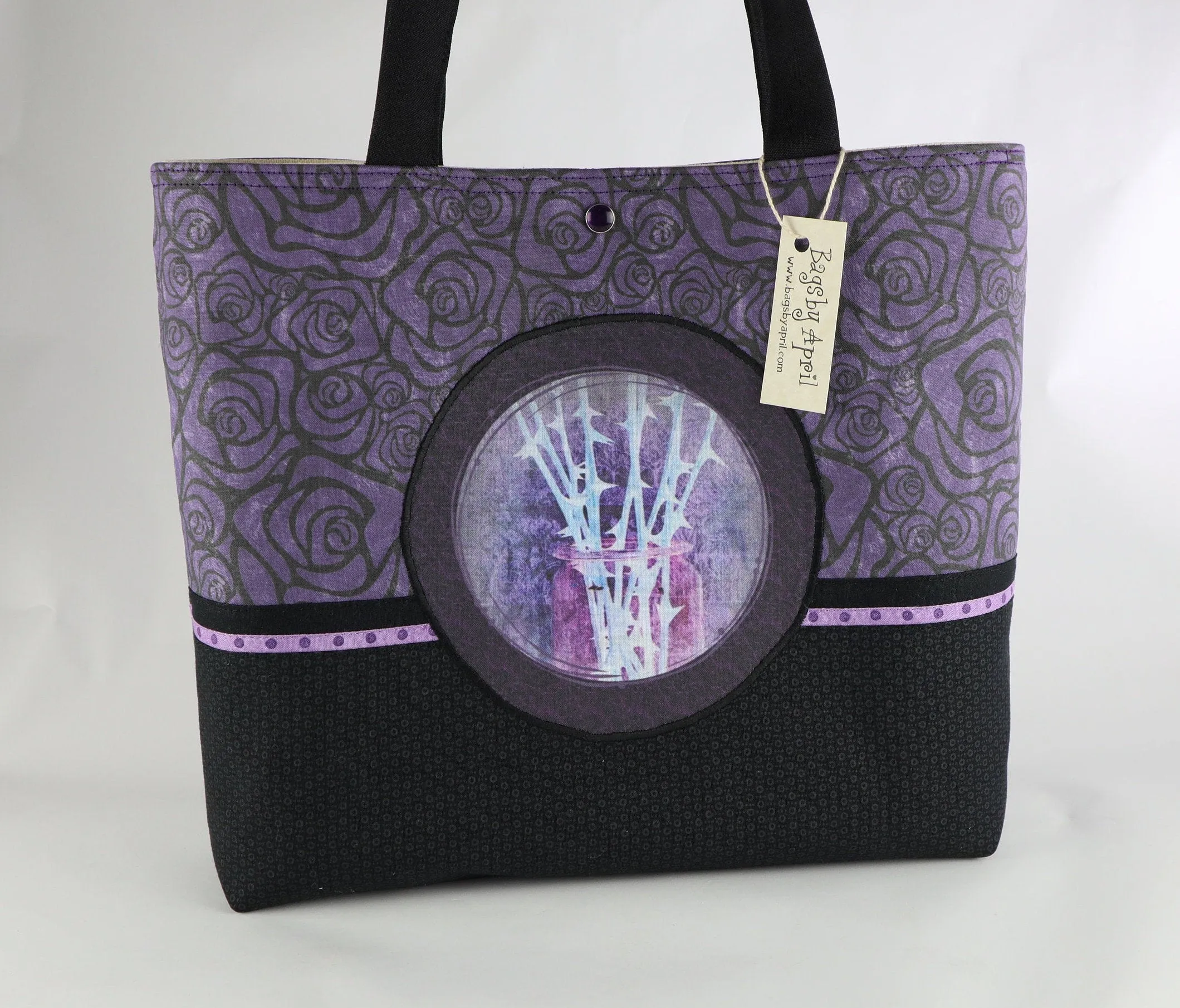 Gothic Thorns and Roses Shoulder Bag Purse