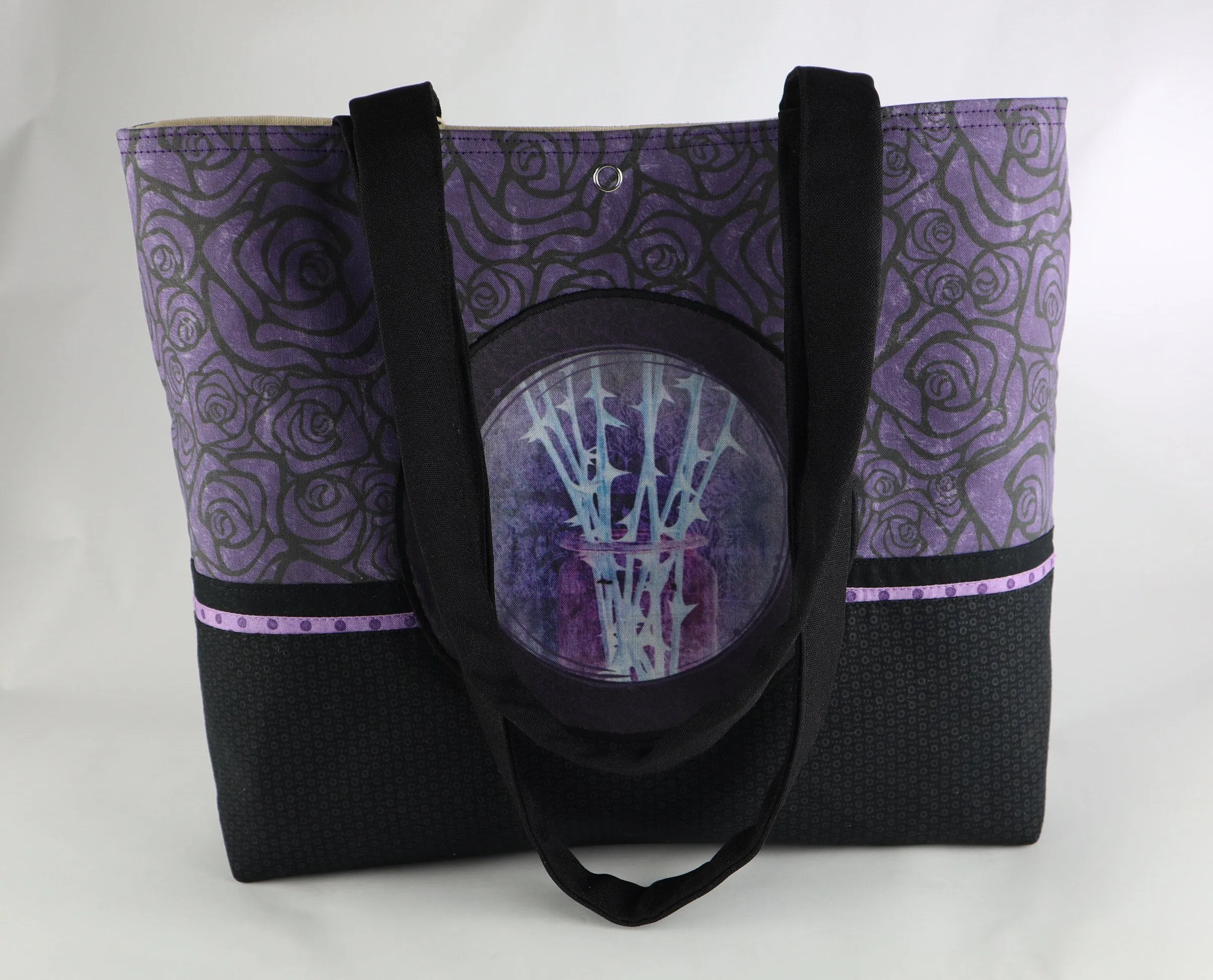 Gothic Thorns and Roses Shoulder Bag Purse