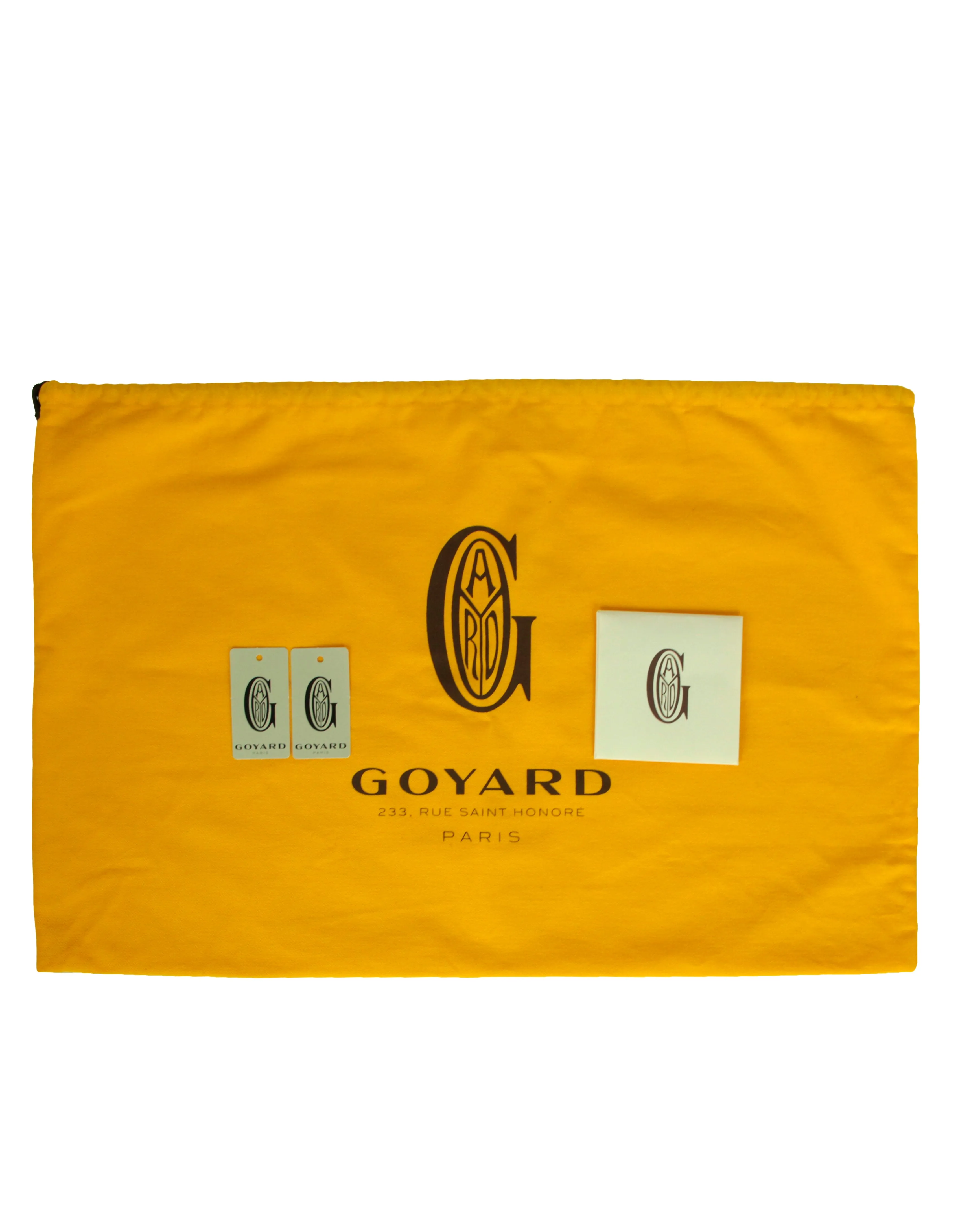 Goyard Black Canvas Goyardine Saint Louis GM Tote Bag w/ Insert